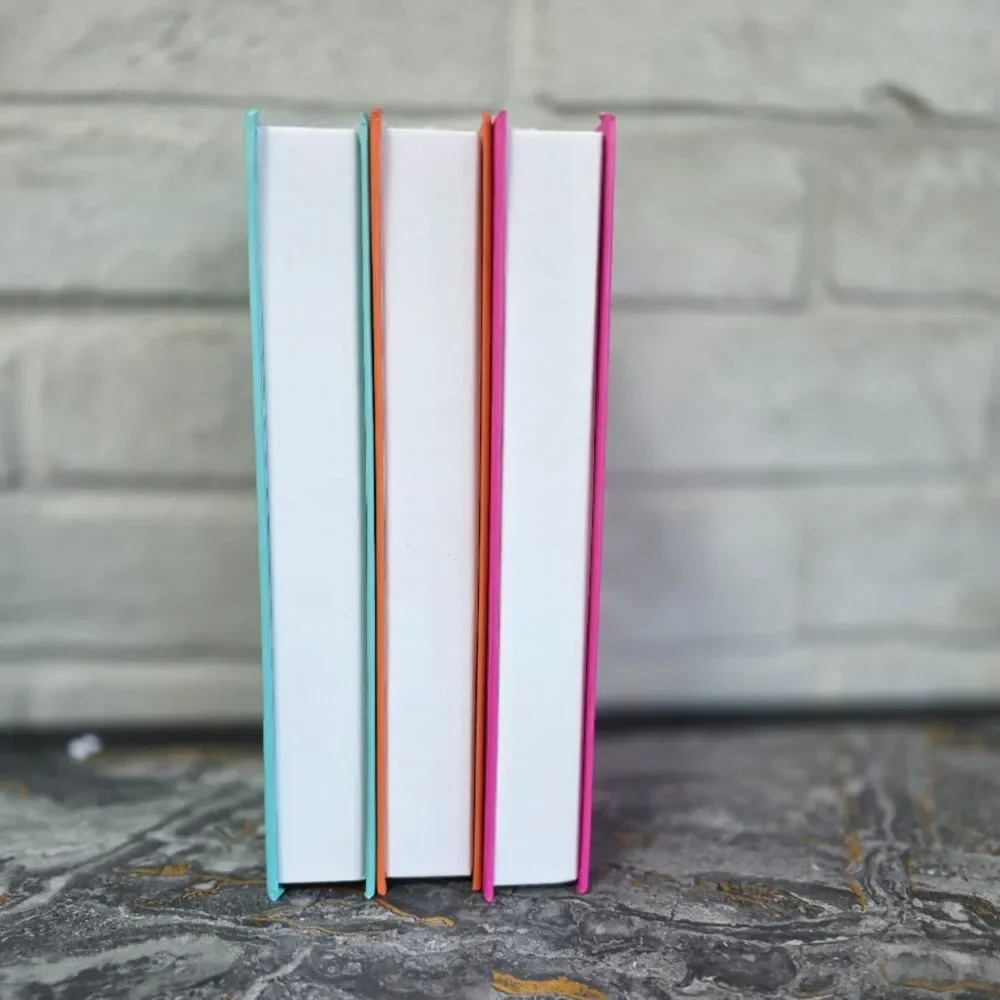 Preppy Decorative Fake Books Set of 3 Capri Ibiza Bondi Beach Travel Decor